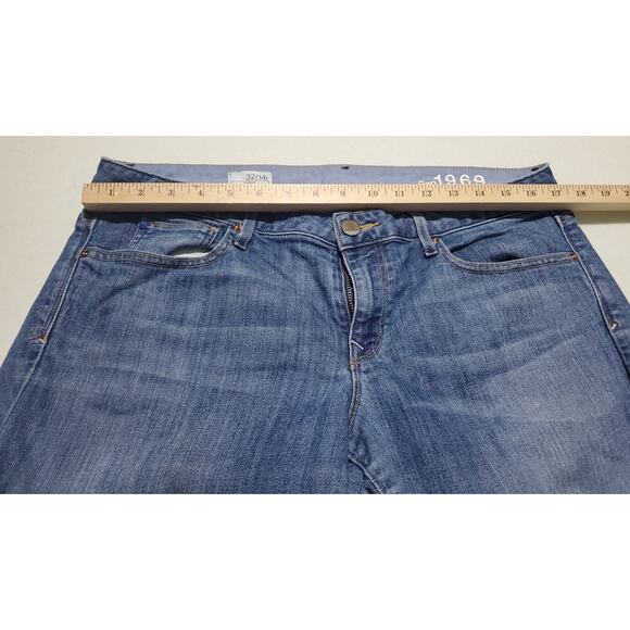 GAP 1969 Womens bootcut Mid Rise Blue Jeans Size 14 Cabincore Western Cowgirl - Picture 5 of 6